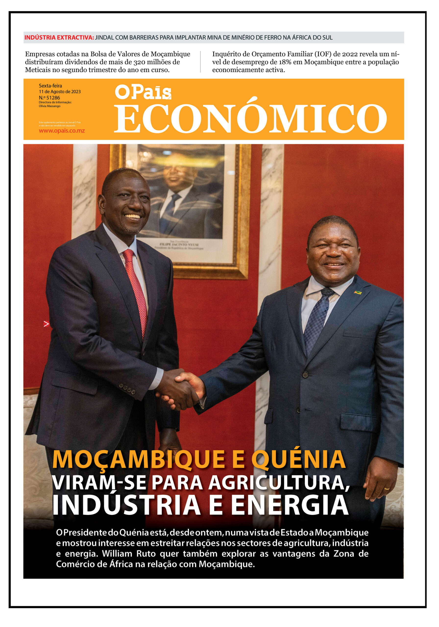 Capa Do Jornal Econ Mico O Pa S A Verdade Como Not Cia