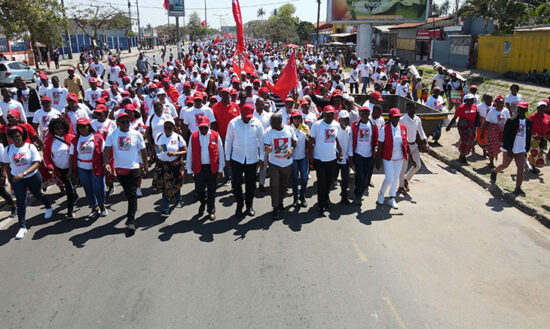 Frelimo Opta Por Marcha Pela Paz No Nono Dia Da Campanha Eleitoral O