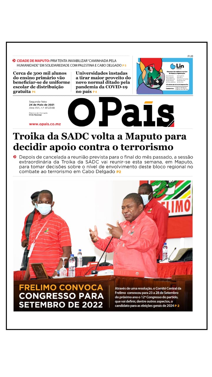 Capa Do Jornal Diário Económico 24052021 O País A Verdade Como Notícia 6507
