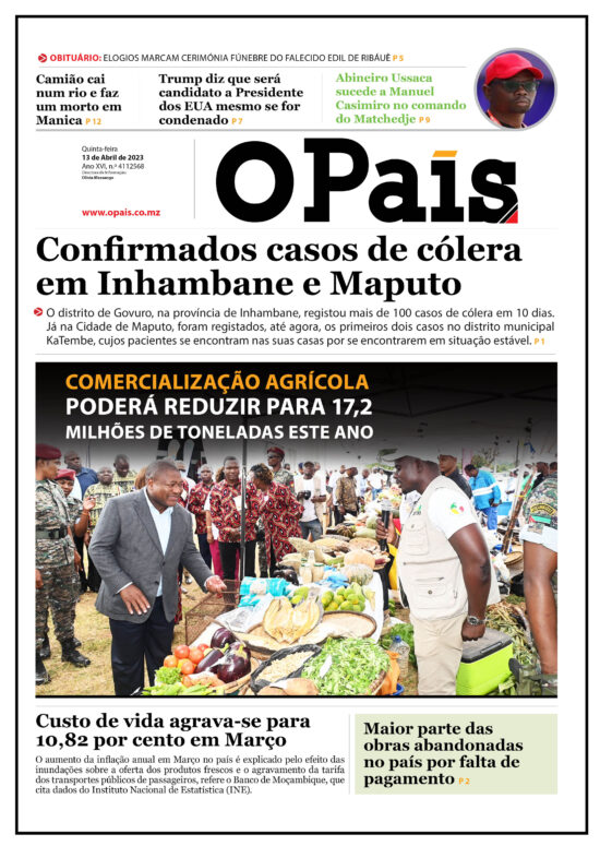 Capa Do Jornal Diário 13042023 O País A Verdade Como Notícia 4880