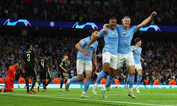 Manchester City goleia o Real Madrid e volta a decidir a Champions