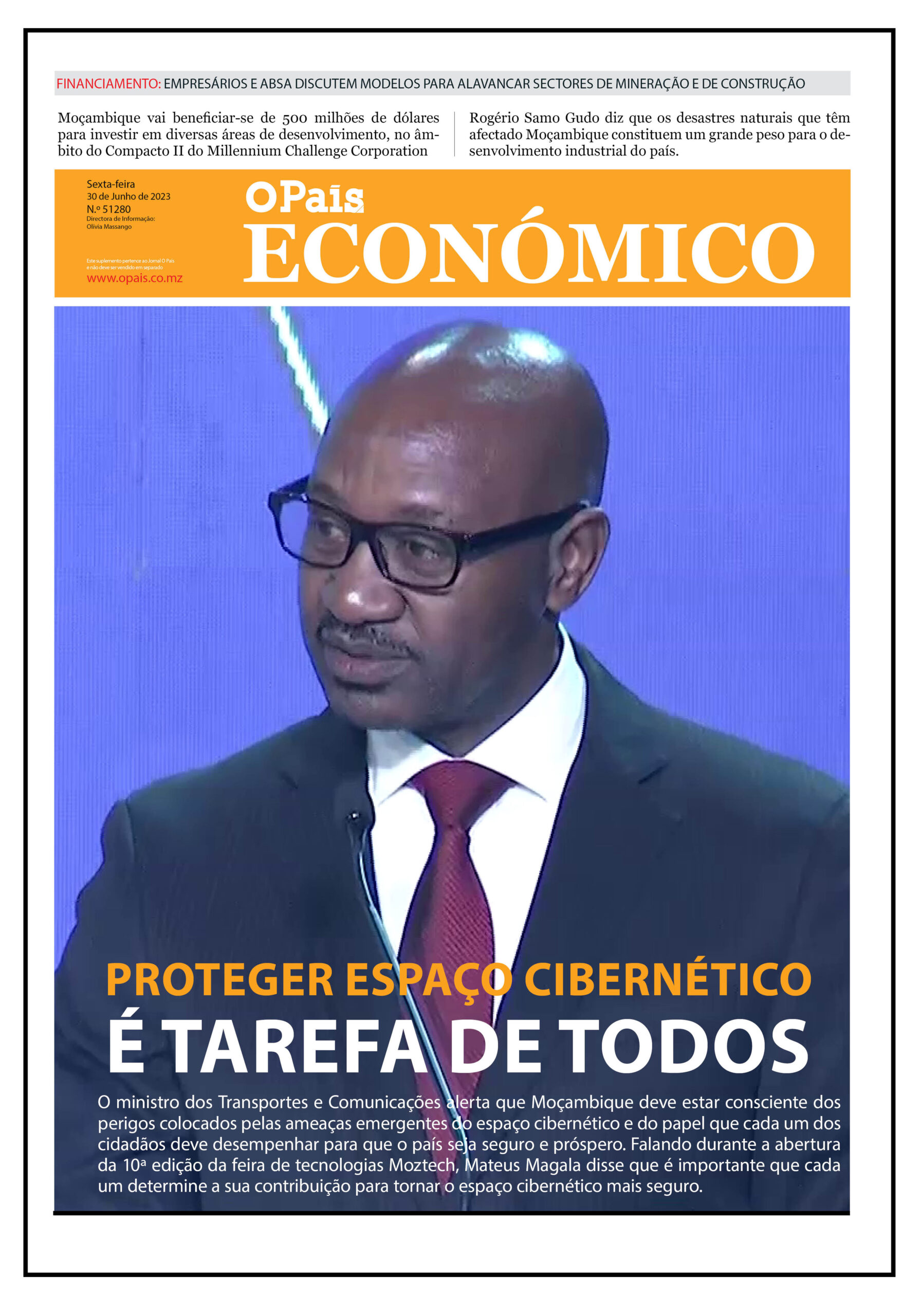 Capa Do Jornal Diário Económico 30062023 O País A Verdade Como Notícia 2073