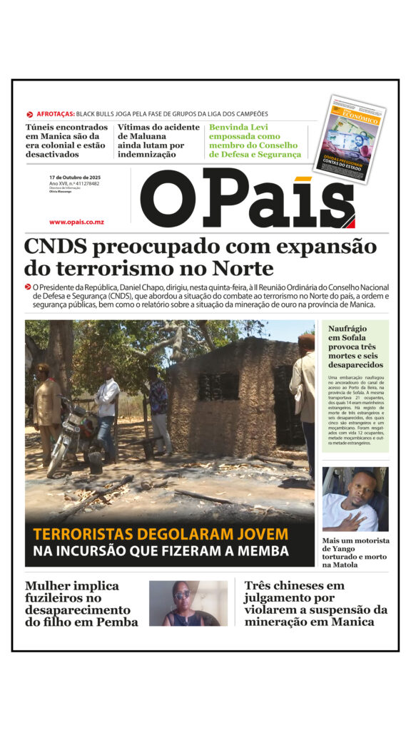 Capa de jornal 17.1025