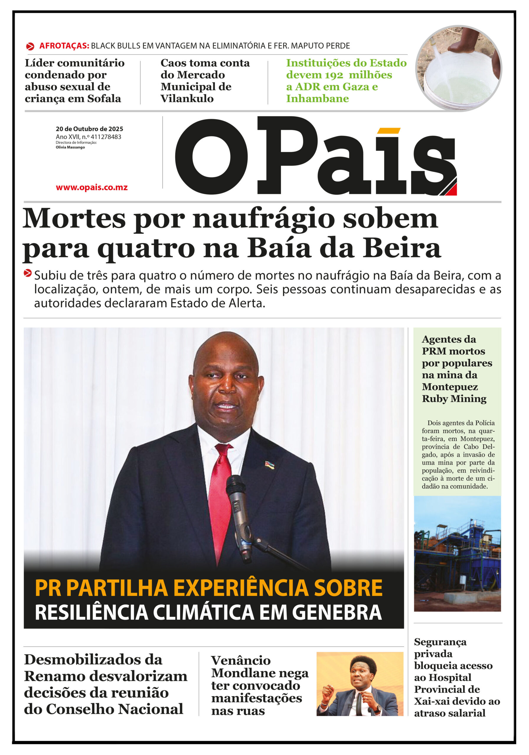 Urgente! Capa do Jornal Revela Detalhes Chocantes de 20.10.2025!
